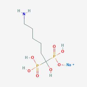 molecular formula C6H16NNaO7P2 B017172 Neridronate sodium CAS No. 80729-79-9