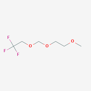 molecular formula C6H11F3O3 B171728 1,1,1-Trifluoro-2-[(2-methoxyethoxy)methoxy]ethane CAS No. 130156-55-7