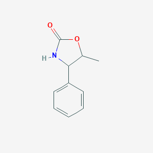 molecular formula C10H11NO2 B171735 5-Methyl-4-phenyl-1,3-oxazolidin-2-one CAS No. 122509-75-5