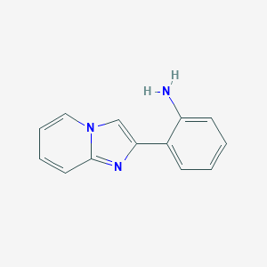 molecular formula C13H11N3 B171744 2-(咪唑并[1,2-a]吡啶-2-基)苯胺 CAS No. 127219-06-1