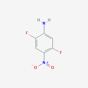 molecular formula C6H4F2N2O2 B171755 2,5-二氟-4-硝基苯胺 CAS No. 1542-36-5