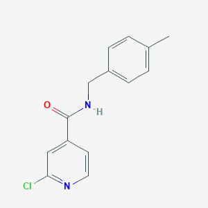 molecular formula C14H13ClN2O B171765 2-Chloro-N-(4-methylbenzyl)isonicotinamide CAS No. 132222-34-5