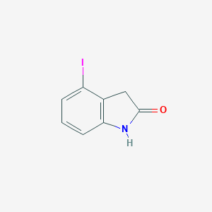 molecular formula C8H6INO B171775 4-iodo-1,3-dihydro-2H-indol-2-one CAS No. 179536-52-8