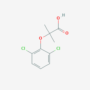 molecular formula C10H10Cl2O3 B171782 2-(2,6-dichlorophenoxy)-2-methylPropanoic acid CAS No. 16740-71-9