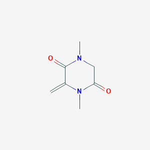 molecular formula C7H10N2O2 B171795 1,4-Dimethyl-3-methylenepiperazine-2,5-dione CAS No. 198877-45-1