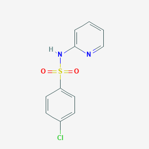 molecular formula C11H9ClN2O2S B171796 4-chloro-N-(pyridin-2-yl)benzenesulfonamide CAS No. 1213-38-3