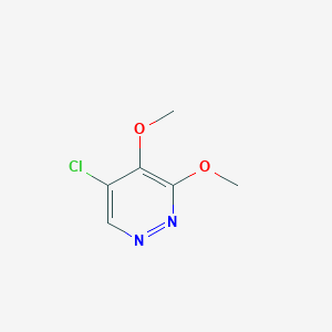molecular formula C6H7ClN2O2 B171798 5-Chloro-3,4-dimethoxypyridazine CAS No. 111232-38-3