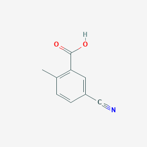 molecular formula C9H7NO2 B171804 5-Cyano-2-methylbenzoic acid CAS No. 1975-54-8