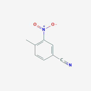 molecular formula C8H6N2O2 B017182 4-Methyl-3-nitrobenzonitrile CAS No. 939-79-7