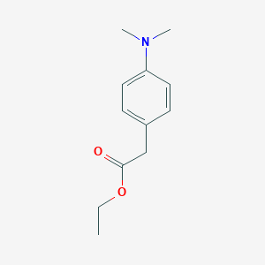 molecular formula C12H17NO2 B171832 Ethyl 2-[4-(dimethylamino)phenyl]acetate CAS No. 17078-29-4