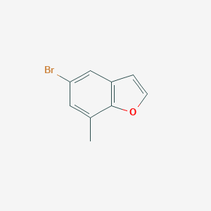 molecular formula C9H7BrO B171834 5-Bromo-7-methylbenzofuran CAS No. 170681-91-1