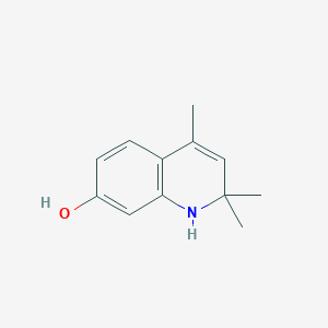 molecular formula C12H15NO B171840 2,2,4-Trimethyl-1,2-dihydroquinolin-7-ol CAS No. 179898-22-7