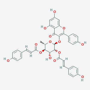 molecular formula C39H32O14 B171844 2'',4''-Di-O-(E-p-Coumaroyl)afzelin 