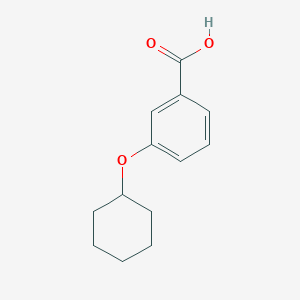 molecular formula C13H16O3 B171850 3-(Cyclohexyloxy)benzoic acid CAS No. 158861-00-8