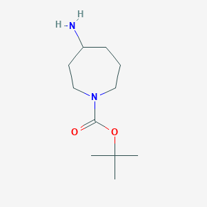 molecular formula C11H22N2O2 B171852 Tert-butyl 4-aminoazepane-1-carboxylate CAS No. 196613-57-7
