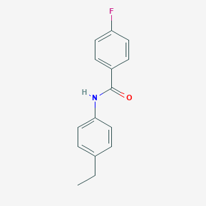 molecular formula C15H14FNO B171857 N-(4-ethylphenyl)-4-fluorobenzamide CAS No. 101398-04-3