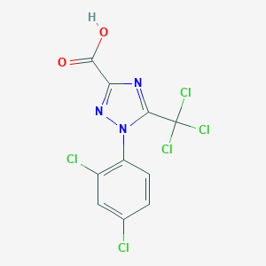 molecular formula C10H4Cl5N3O2 B171862 Fenchlorazole CAS No. 103112-36-3