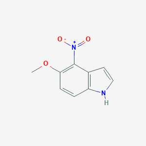 molecular formula C9H8N2O3 B171884 5-Methoxy-4-nitro-1H-indole CAS No. 135531-92-9