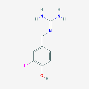 molecular formula C8H10IN3O B017191 4-Hydroxy-3-iodobenzylguanidine CAS No. 103658-80-6