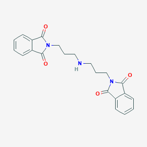 molecular formula C22H21N3O4 B171929 Bis(phthaliMidylpropyl)aMine CAS No. 102202-87-9