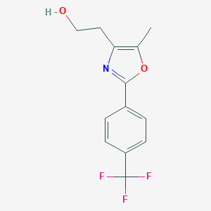 2-(5-Methyl-2-(4-(trifluoromethyl)phenyl)oxazol-4-yl)ethanol