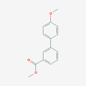 molecular formula C15H14O3 B171947 Methyl 3-(4-methoxyphenyl)benzoate CAS No. 19617-68-6