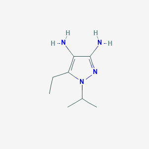 5-Ethyl-1-isopropyl-1H-pyrazole-3,4-diamine