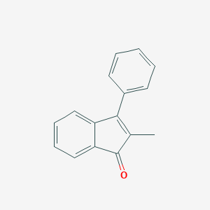 molecular formula C16H12O B172001 2-methyl-3-phenyl-1H-inden-1-one CAS No. 13304-52-4
