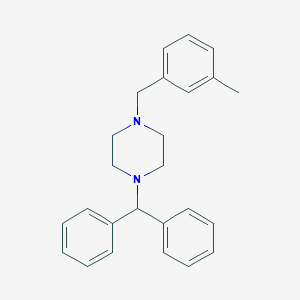 molecular formula C25H28N2 B172027 Deschloromeclozine CAS No. 16896-82-5