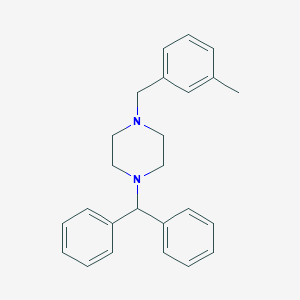 1-Benzhydryl-4-[(3-methylphenyl)methyl]piperazine