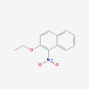 molecular formula C12H11NO3 B172031 2-Ethoxy-1-nitronaphthalene CAS No. 117-17-9
