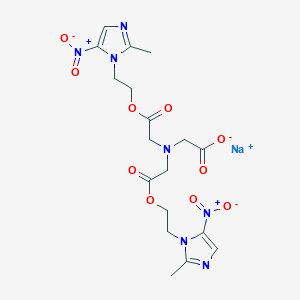 molecular formula C18H22N7NaO10 B172046 Sodium Glycididazole CAS No. 173357-17-0