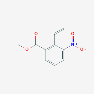 molecular formula C10H9NO4 B172050 Methyl 2-ethenyl-3-nitrobenzoate CAS No. 195992-04-2