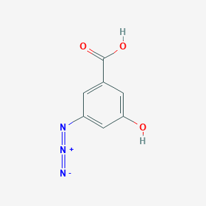 molecular formula C7H5N3O3 B017208 4-叠氮水杨酸 CAS No. 66761-27-1