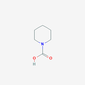 molecular formula C6H11NO2 B172129 Piperidine-1-carboxylic Acid CAS No. 13406-98-9