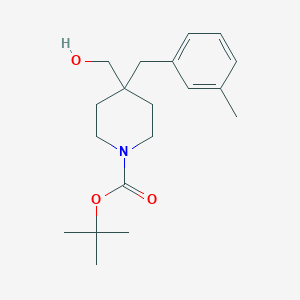 N-tert-butoxycarbonyl-4-(3-methylbenzyl)-4-hydroxymethylpiperidine