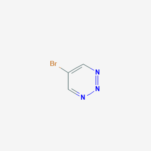 molecular formula C3H2BrN3 B172147 5-Bromo-1,2,3-triazine CAS No. 114078-88-5