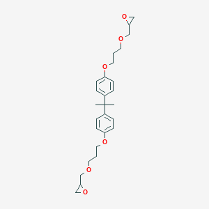 molecular formula C27H36O6 B017215 Bisphenol A propoxylate diglycidyl ether CAS No. 106100-55-4
