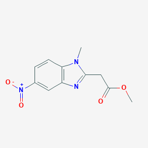 methyl 2-(1-methyl-5-nitro-1H-benzo[d]imidazol-2-yl)acetate