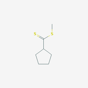 molecular formula C7H12S2 B017217 Methyl cyclopentanecarbodithioate CAS No. 104681-55-2