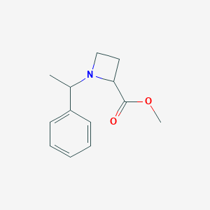 Methyl 1-(1-phenylethyl)azetidine-2-carboxylate