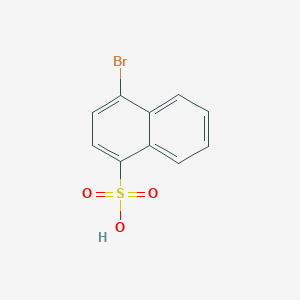 molecular formula C10H7BrO3S B172219 4-Bromonaphthalene-1-sulfonic acid CAS No. 162109-20-8