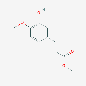 molecular formula C11H14O4 B017222 3-(3-羟基-4-甲氧基苯基)丙酸甲酯 CAS No. 129150-61-4