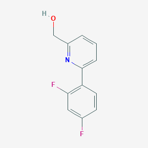 molecular formula C9H10ClN3 B172226 4-(1H-Imidazol-2-yl)aniline hydrochloride CAS No. 1261269-05-9
