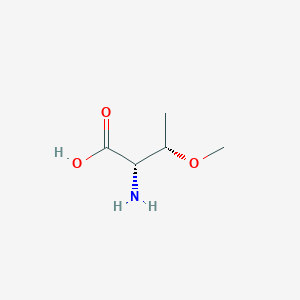 molecular formula C5H11NO3 B017223 (2S,3S)-2-Amino-3-methoxybutanoic acid CAS No. 104195-80-4