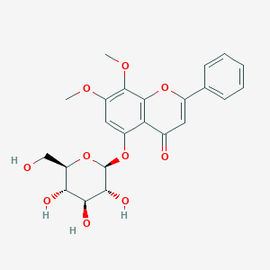 molecular formula C23H24O10 B172237 Andrographidine C 