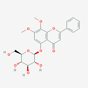 molecular formula C23H24O10 B172237 Andrographidine C CAS No. 113963-39-6