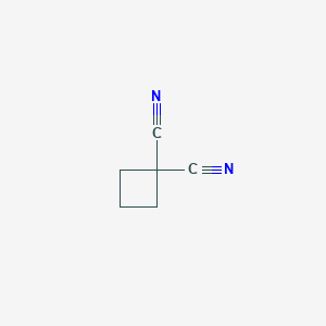 molecular formula C6H6N2 B172242 Cyclobutane-1,1-dicarbonitrile CAS No. 110220-15-0