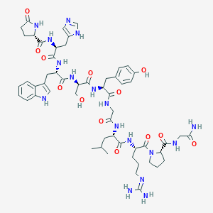 molecular formula C55H75N17O13 B172249 (D-Ser4)-LHRH 