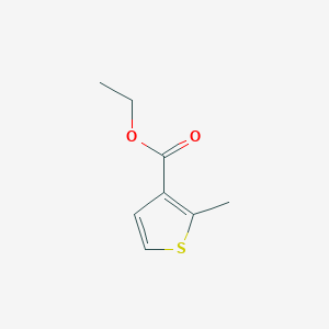 molecular formula C8H10O2S B172253 Ethyl 2-methylthiophene-3-carboxylate CAS No. 19432-66-7